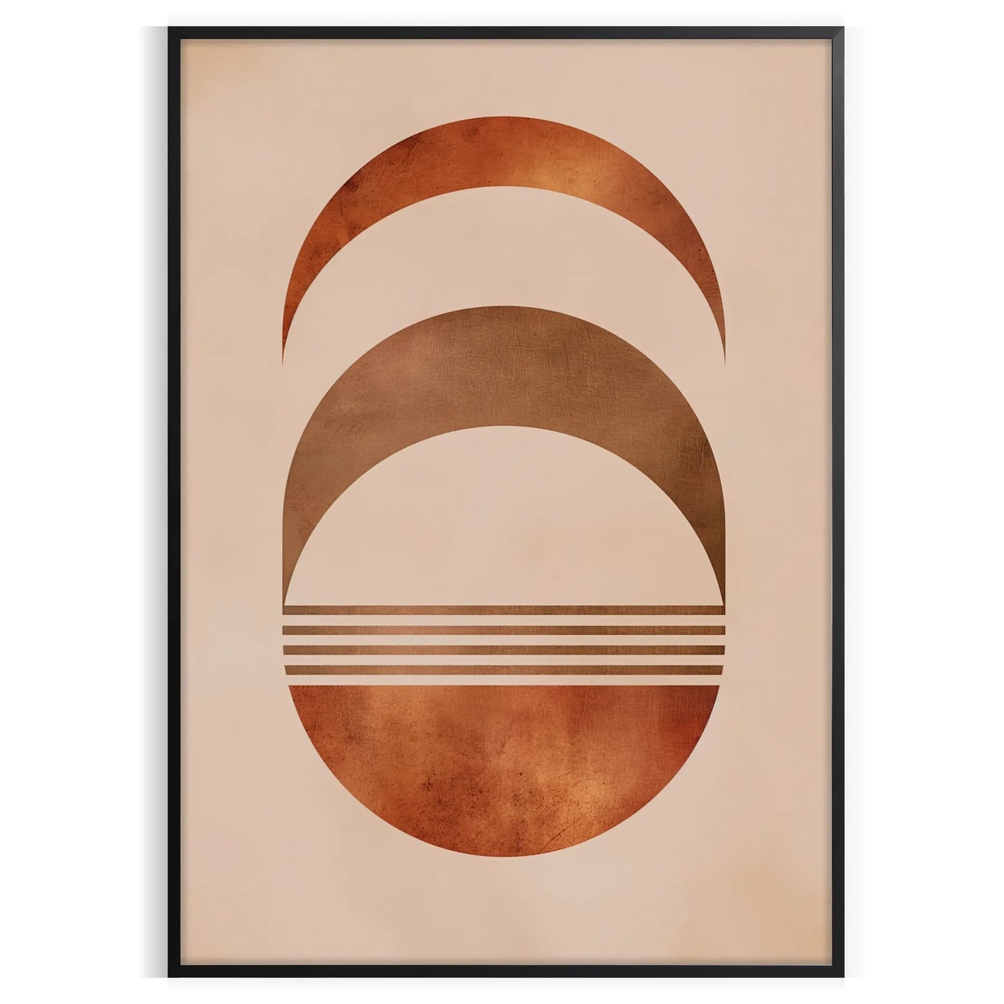 space enchanting Boho Abstract 37 large wall art poster earthy brown green tones captivating piece warmth style room gift artwork available unframed options decor