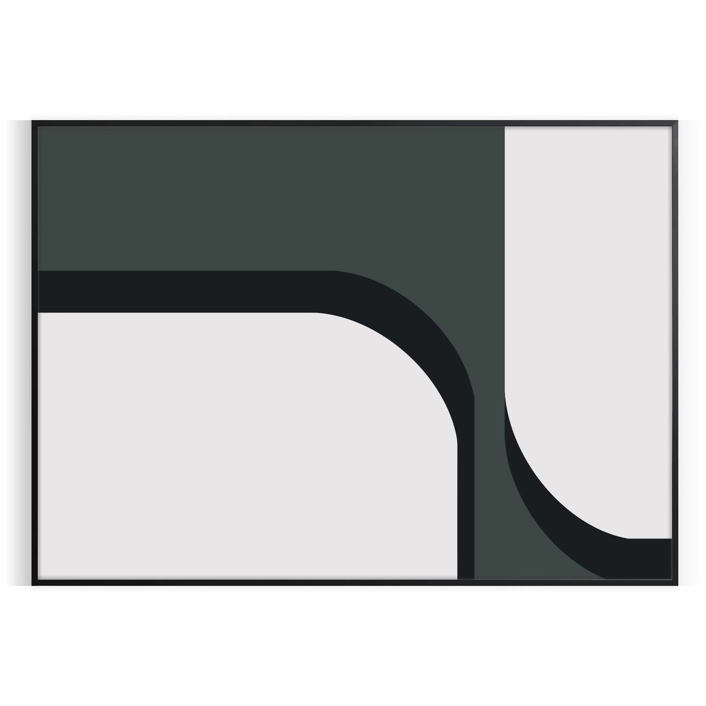 space Boho Abstract 47 poster stunning blend gray green hues chic elegance captivating artwork perfect gift addition decor A4 cm A0 formats walls today