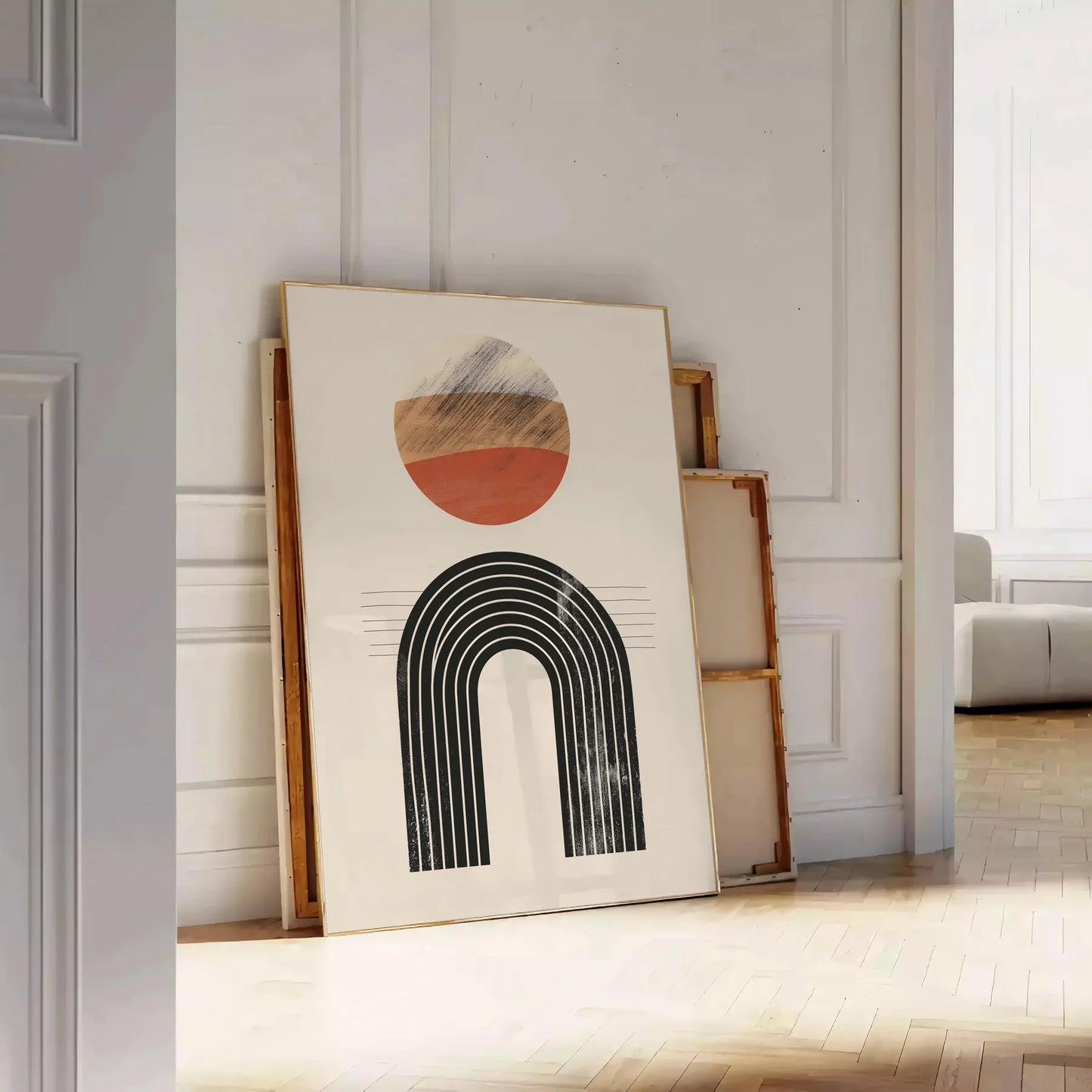 space Boho Abstract 31 art print stunning piece wall touch bohemian elegance room unique gift decor captivating poster available
