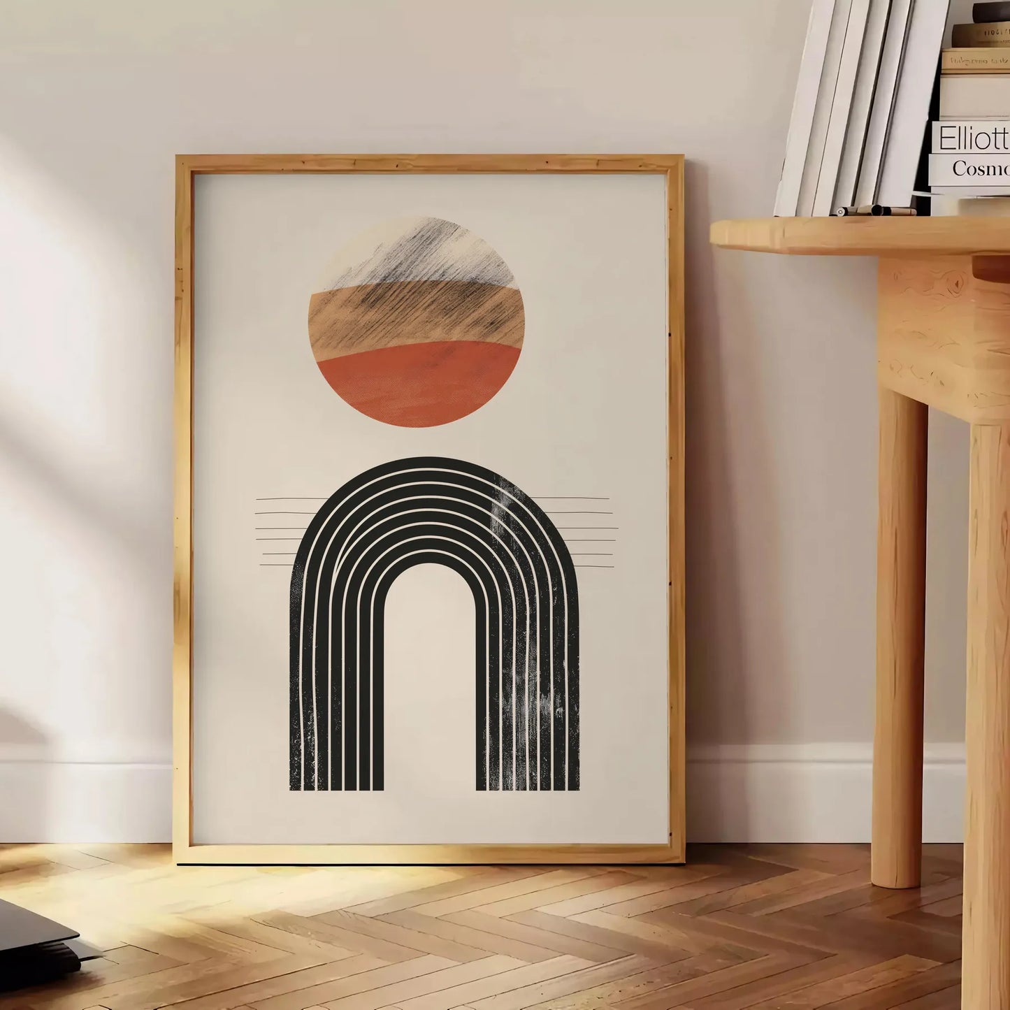 space Boho Abstract 31 art print stunning piece wall touch bohemian elegance room unique gift decor captivating poster available