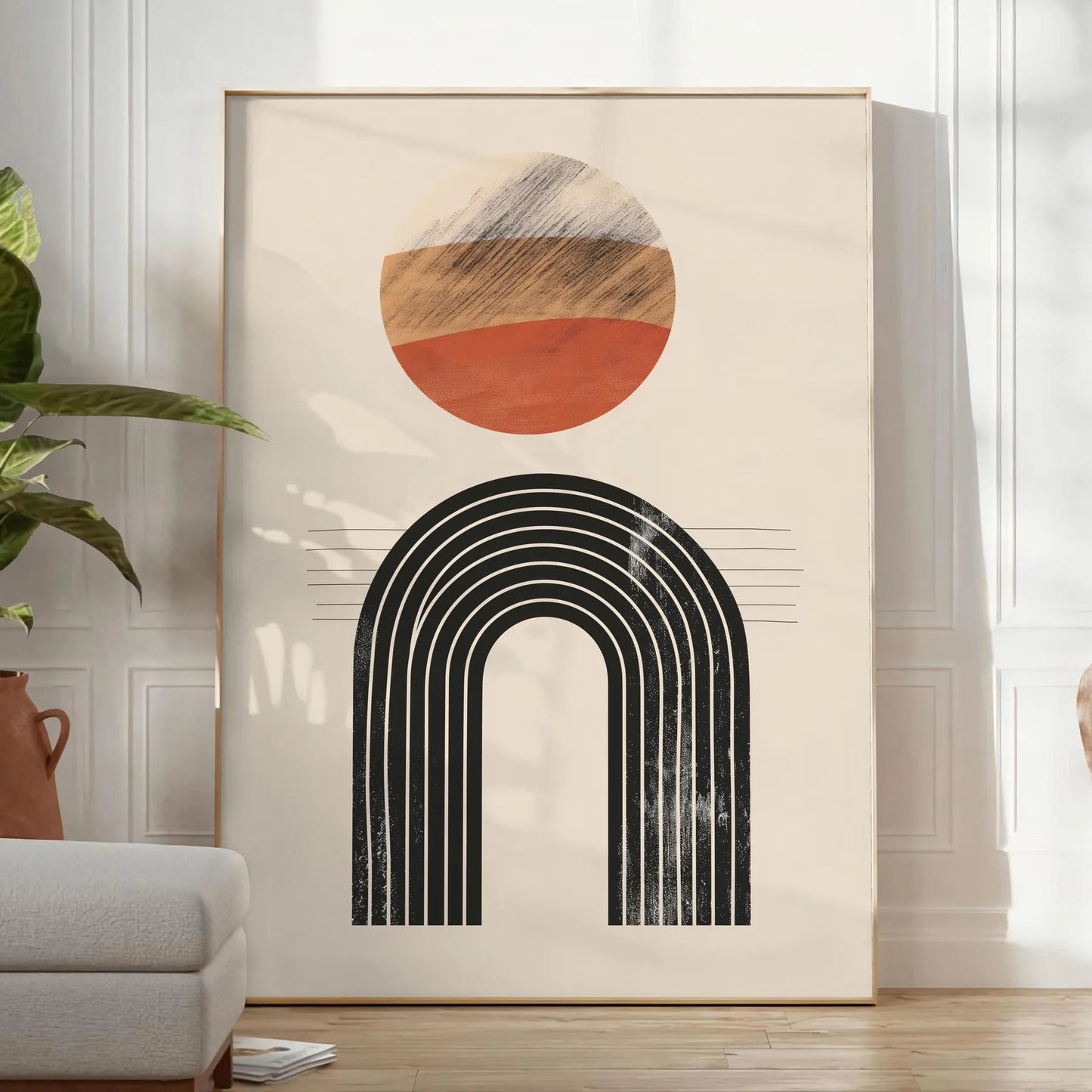 space Boho Abstract 31 art print stunning piece wall touch bohemian elegance room unique gift decor captivating poster available