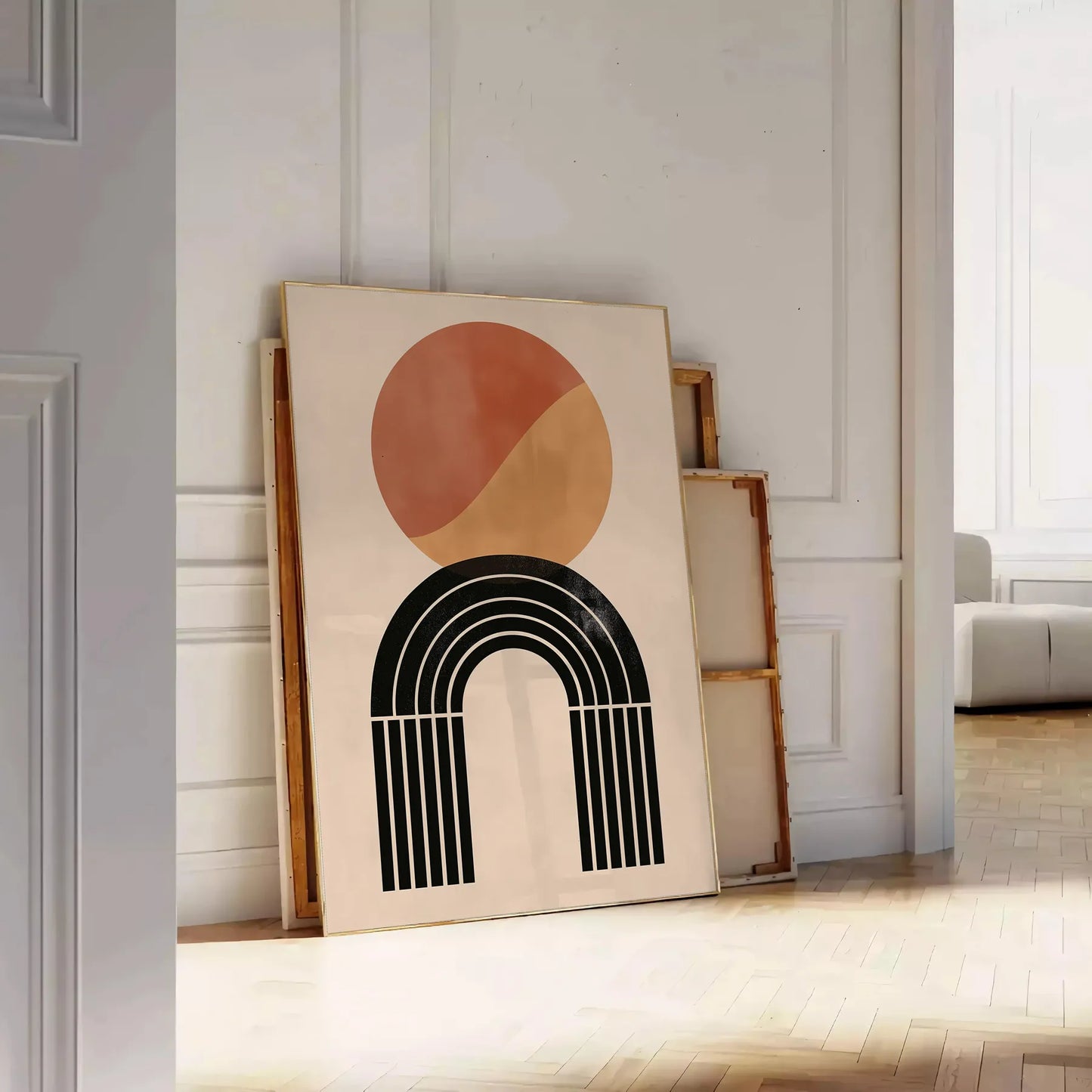 space Boho Abstract 34 poster captivating print blends artistry bohemian flair stunning wall art perfect room ideal gift lovers artwork available