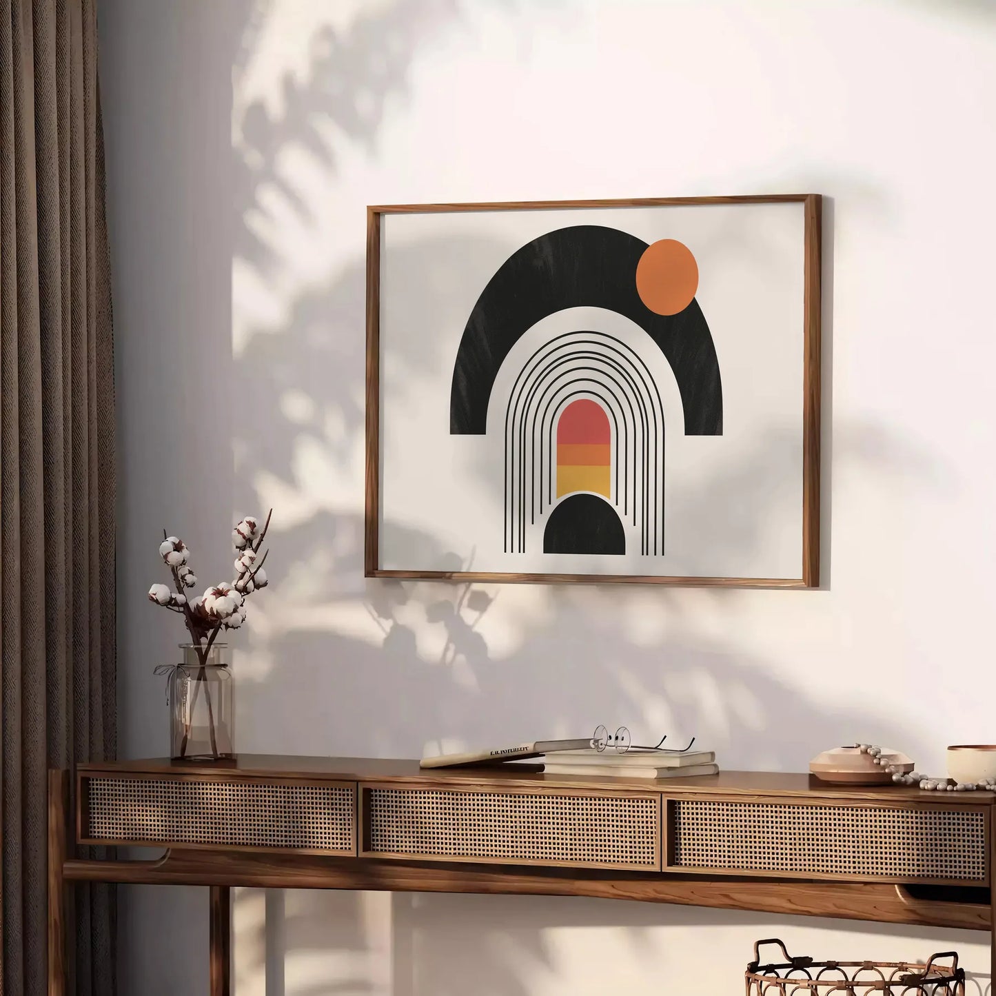space stunning Boho Framed Wall Art vibrant Abstract 35 design captivating poster perfect gift lovers sizes A4 cm A0