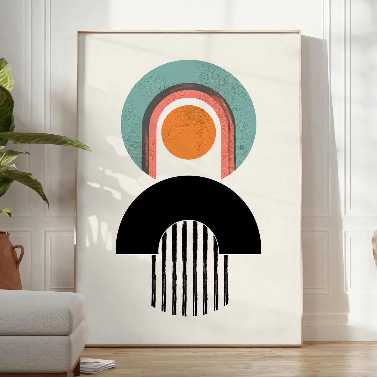 space Boho Wall Art Prints captivating abstract design sophisticated gray black tones stylish poster ideal gift chic addition room decor frameless perfect artwork walls
