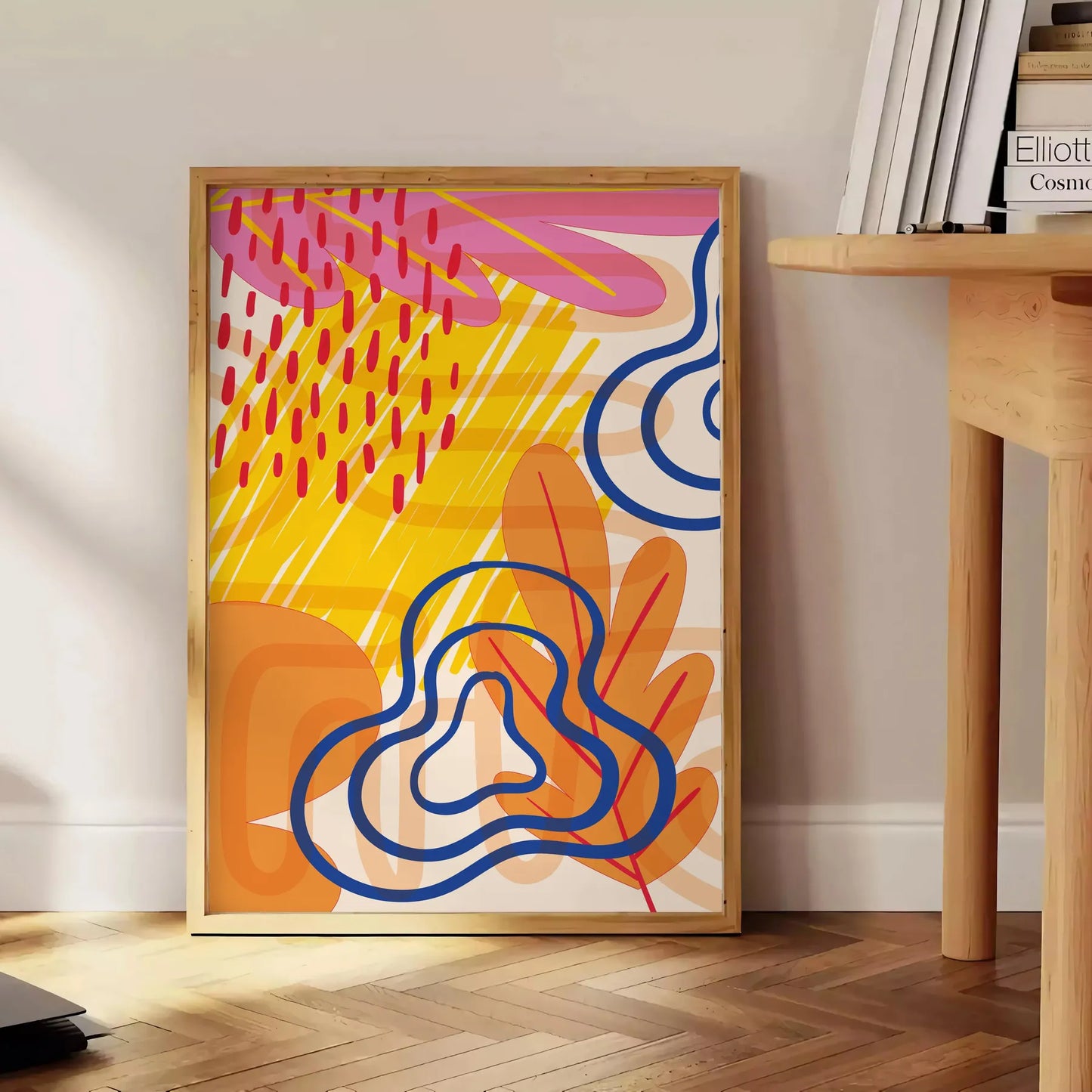 space Boho Abstract 48 large wall art poster captivating print touch elegance room perfect artwork gift unframed options ideal chic centerpiece