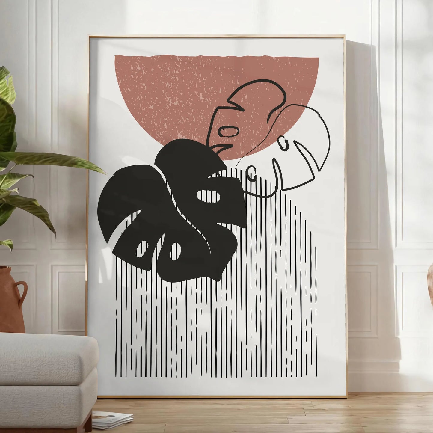 space boho abstract wall art poster vibrant print touch artistic elegance perfect gift lovers room stunning artwork unframed unique décor enthusiasts