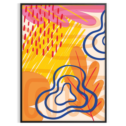 space Boho Abstract 48 large wall art poster captivating print touch elegance room perfect artwork gift unframed options ideal chic centerpiece