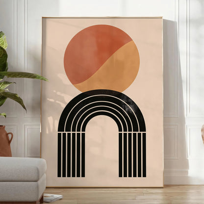 space Boho Abstract 34 poster captivating print blends artistry bohemian flair stunning wall art perfect room ideal gift lovers artwork available