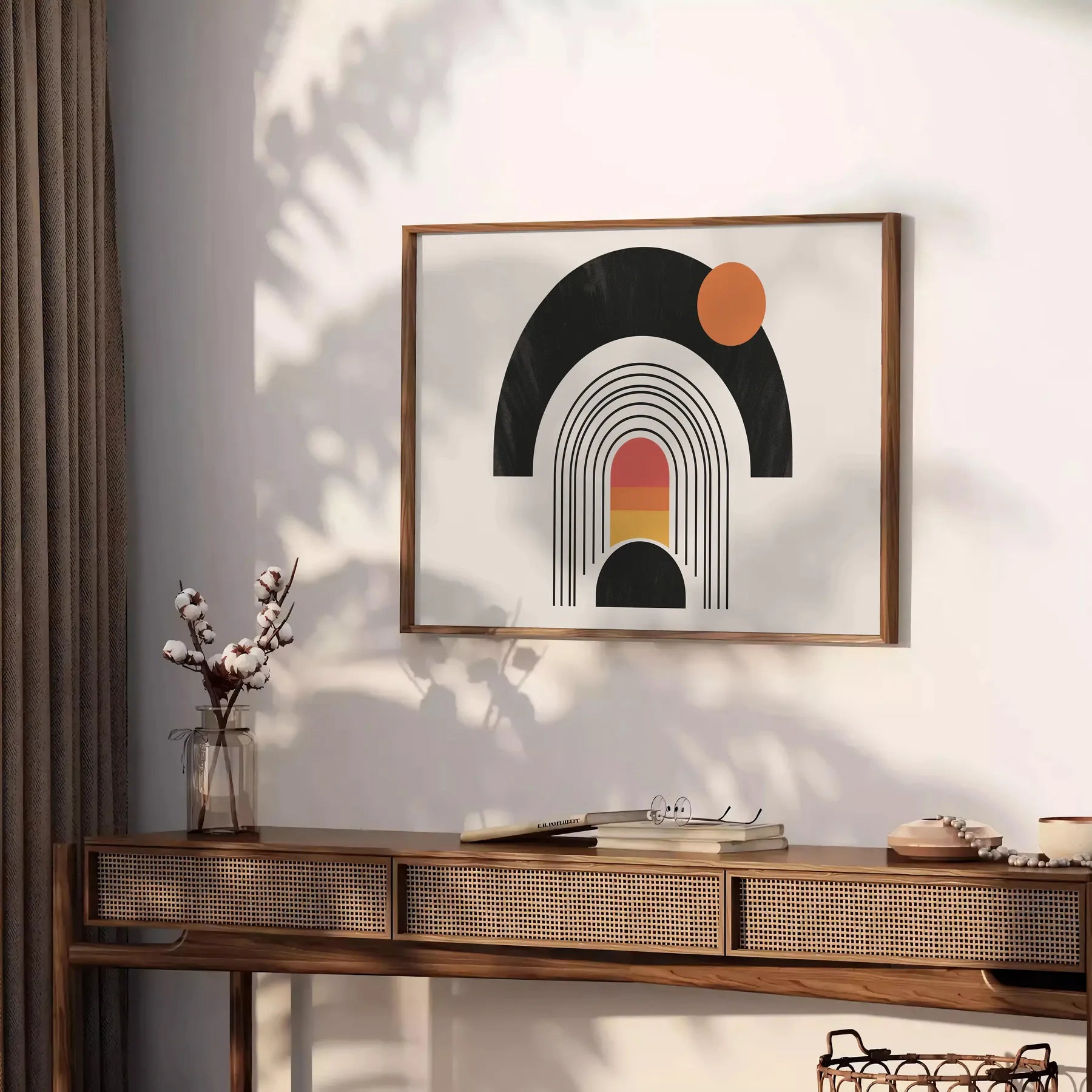 space stunning Boho Framed Wall Art vibrant Abstract 35 design captivating poster perfect gift lovers sizes A4 cm A0