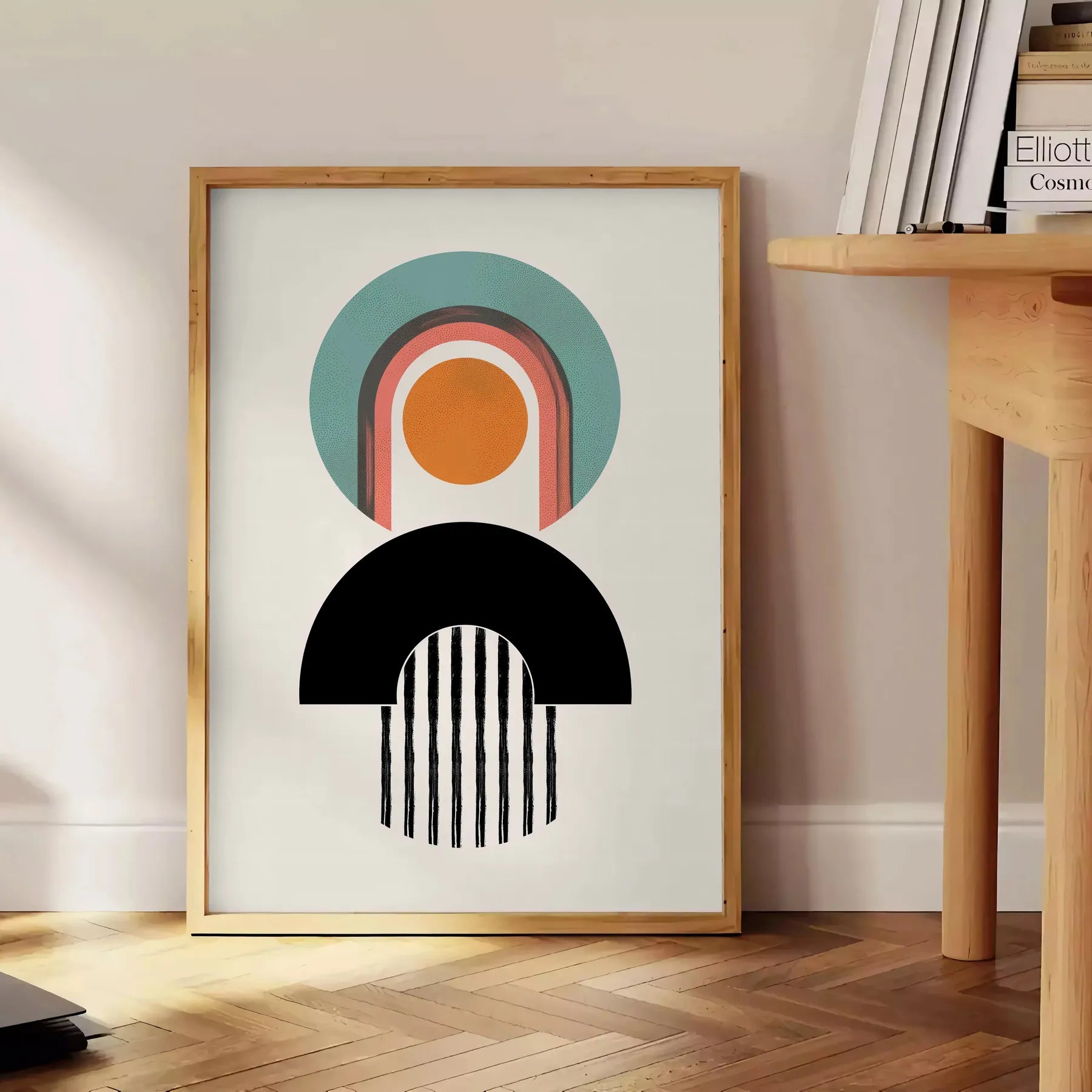 space Boho Wall Art Prints captivating abstract design sophisticated gray black tones stylish poster ideal gift chic addition room decor frameless perfect artwork walls
