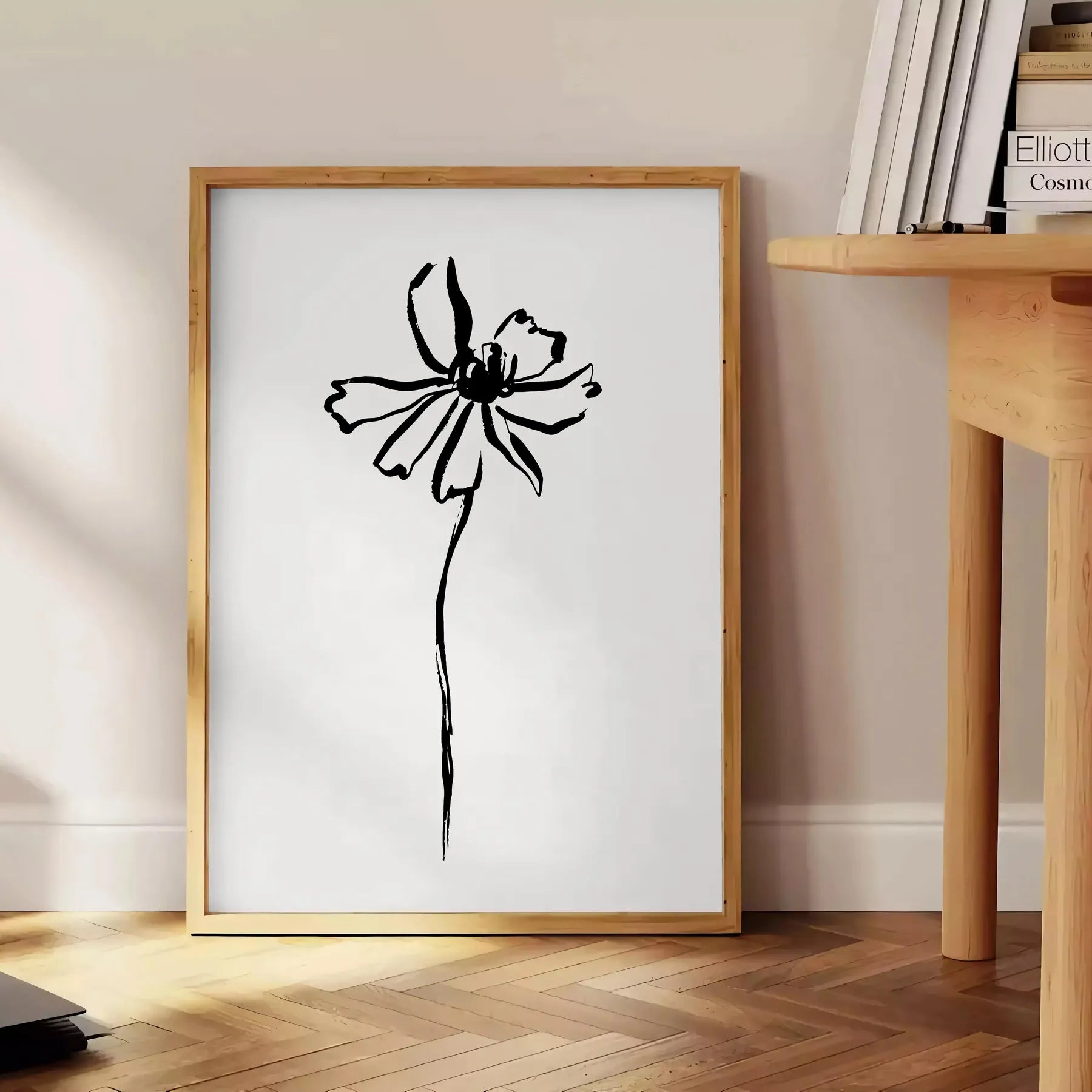 space Boho Abstract 38 wall art chic gray black tones captivating poster modern aesthetics ideal gift home refresh sizes A4 A0 stylish decor