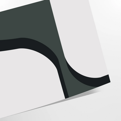 space Boho Abstract 47 poster stunning blend gray green hues chic elegance captivating artwork perfect gift addition decor A4 cm A0 formats walls today